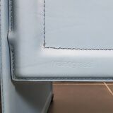 Korium Leather Armchairs by Tito Agnoli for Matteo Grassi, 1970s