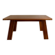 Walnut table by Mario Marenco