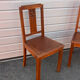 Pair of antique carved oak chairs – Art Nouveau style