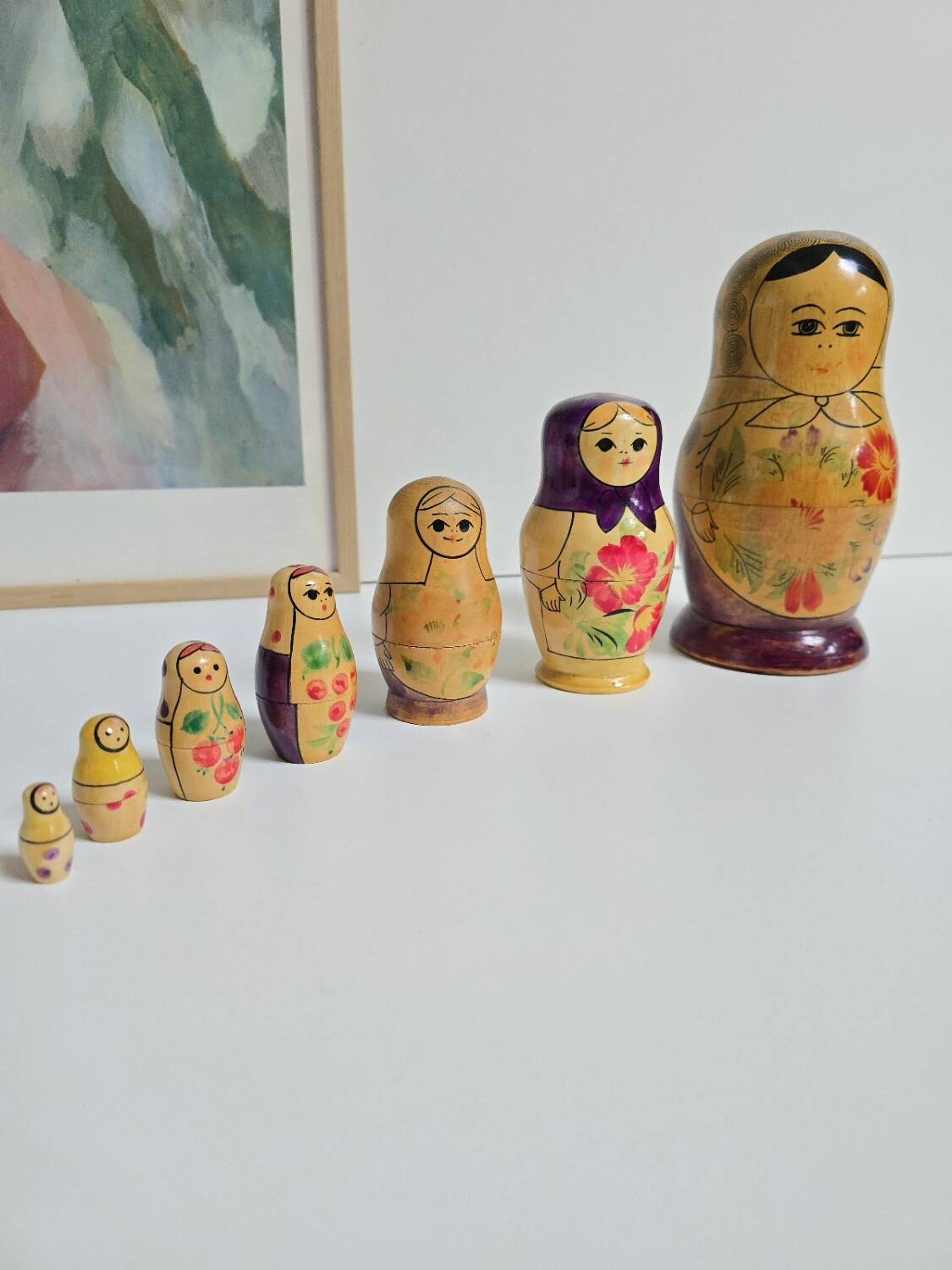 Russian doll Soviet era 7 matryoshka