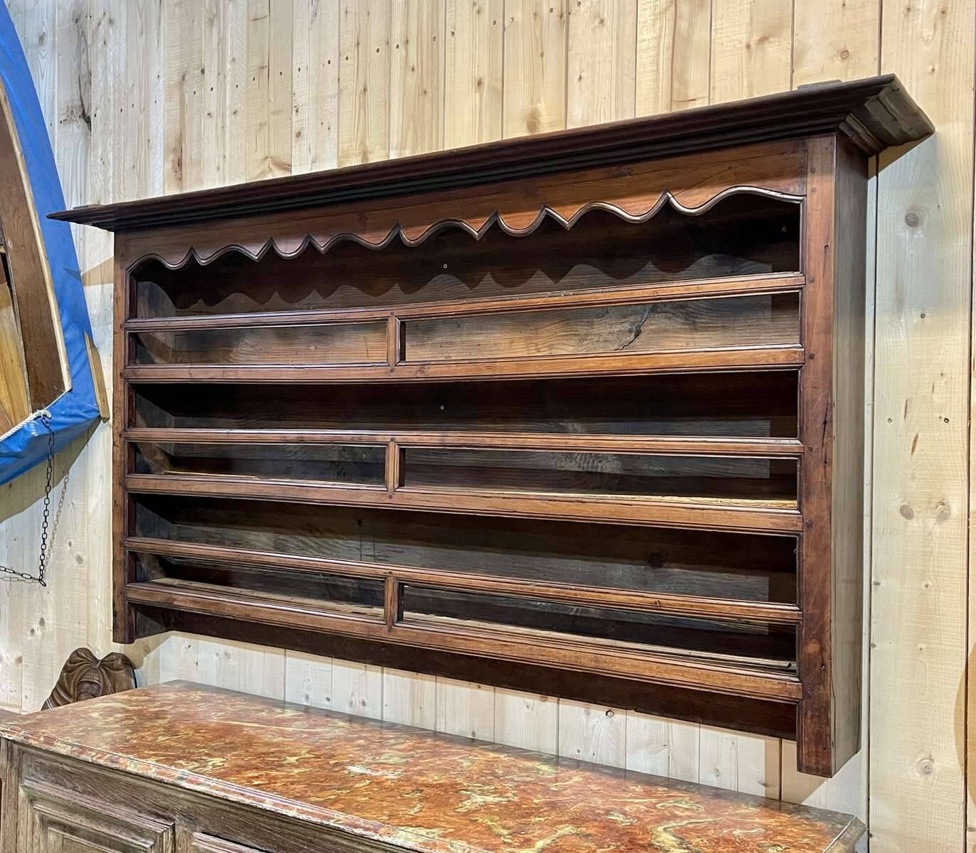 18th century dresser top in cherry and fir