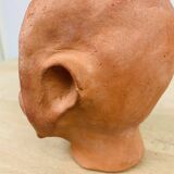 Terracotta head/bust, object of curiosity