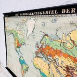 Educational map “the types of landscapes of the earth”