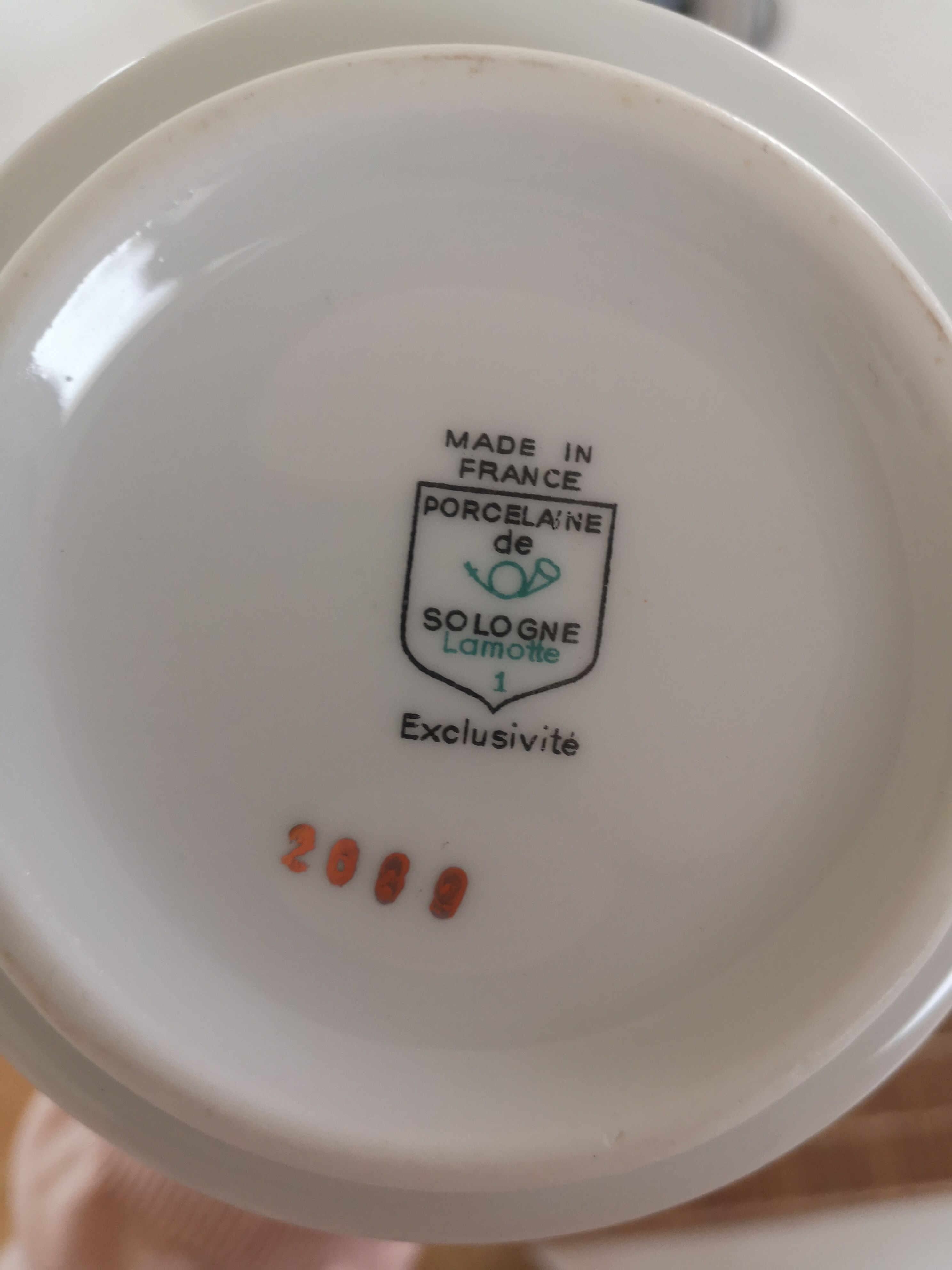 Sologne porcelain coffee service