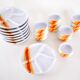 Serving set, Italian design, 1970s, made in Italy