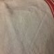 Former flax torchon cushion red stripes monogram b