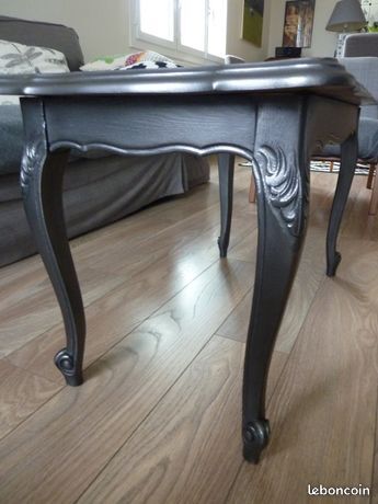 Solid oak coffee table restyled