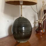 Vintage ceramic table lamp signed