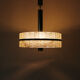 Large '60s Ice Glass Pendant Lamp