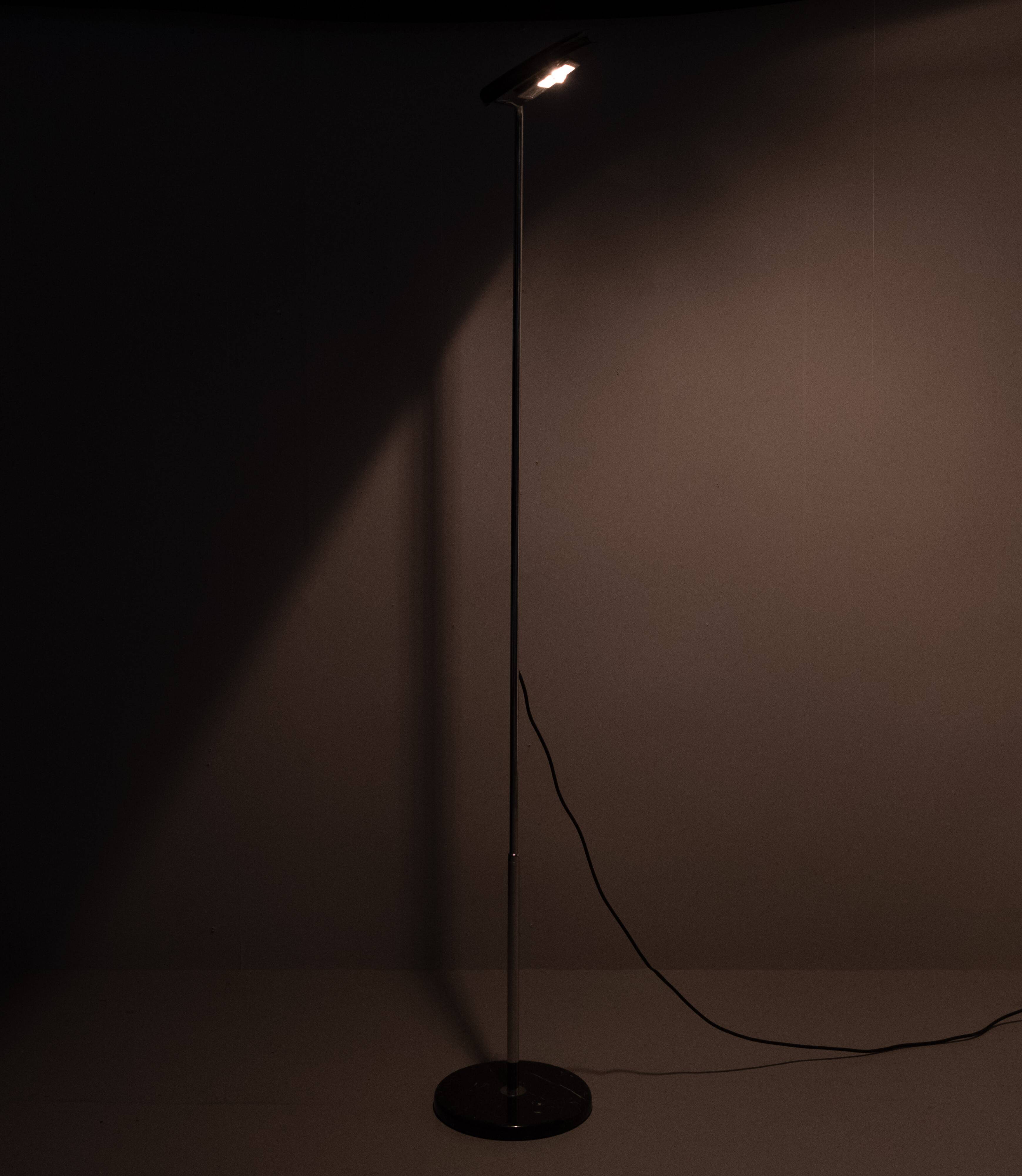 ‘Mezzaluna’ Floor Lamp door Bruno Gecchelin voor Skipper 1970s Italy