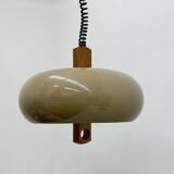 Mid-century space age pendant lamp Temde Leuchten, 1970s Germany