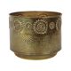 Large Brass Jardinière / Firewood Bin with Repoussé Work