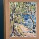Original Swedish Oil on Canvas - "Natural Landscape" - Signed - Vintage and Framed - 68 × 56 cm