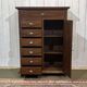 Indian teak chest of drawers from the 1970s