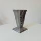 Antique art deco vase in solid aluminum