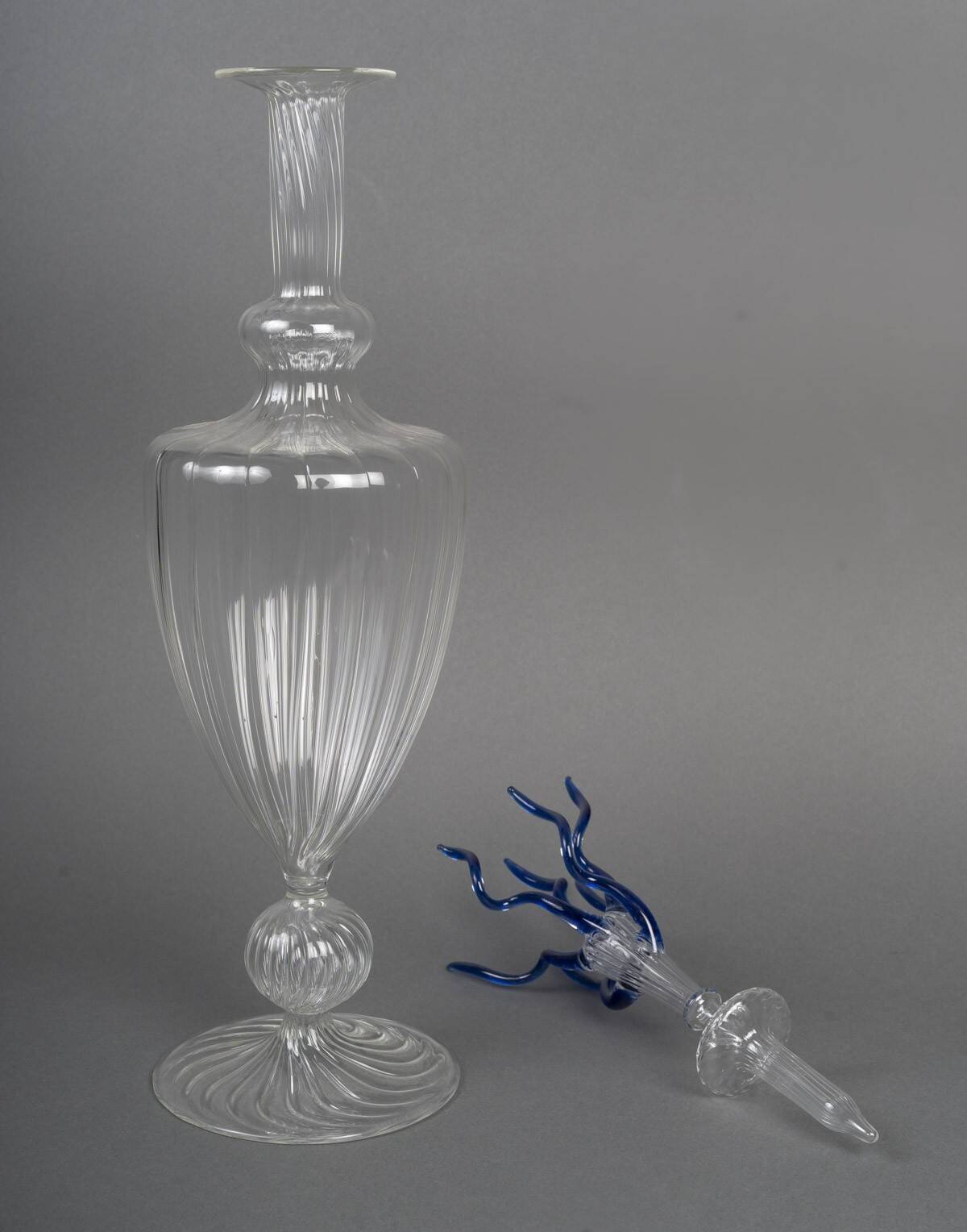 Important murano glass carafe by martinetti