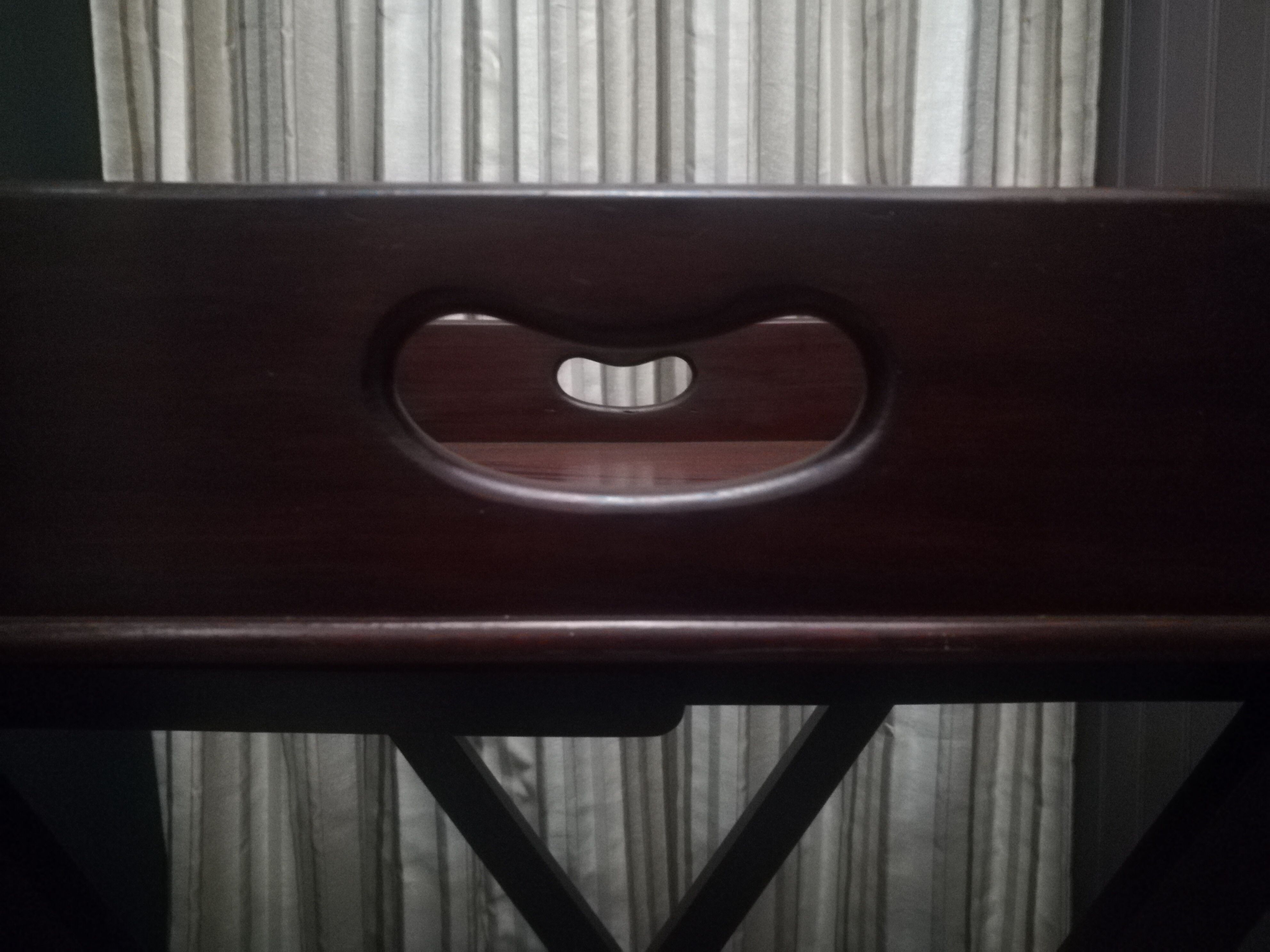 Mahogany Folding Butler Table