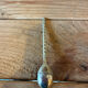 Set of 5 silver-plated moka/café spoons – Geometric pattern Ar
