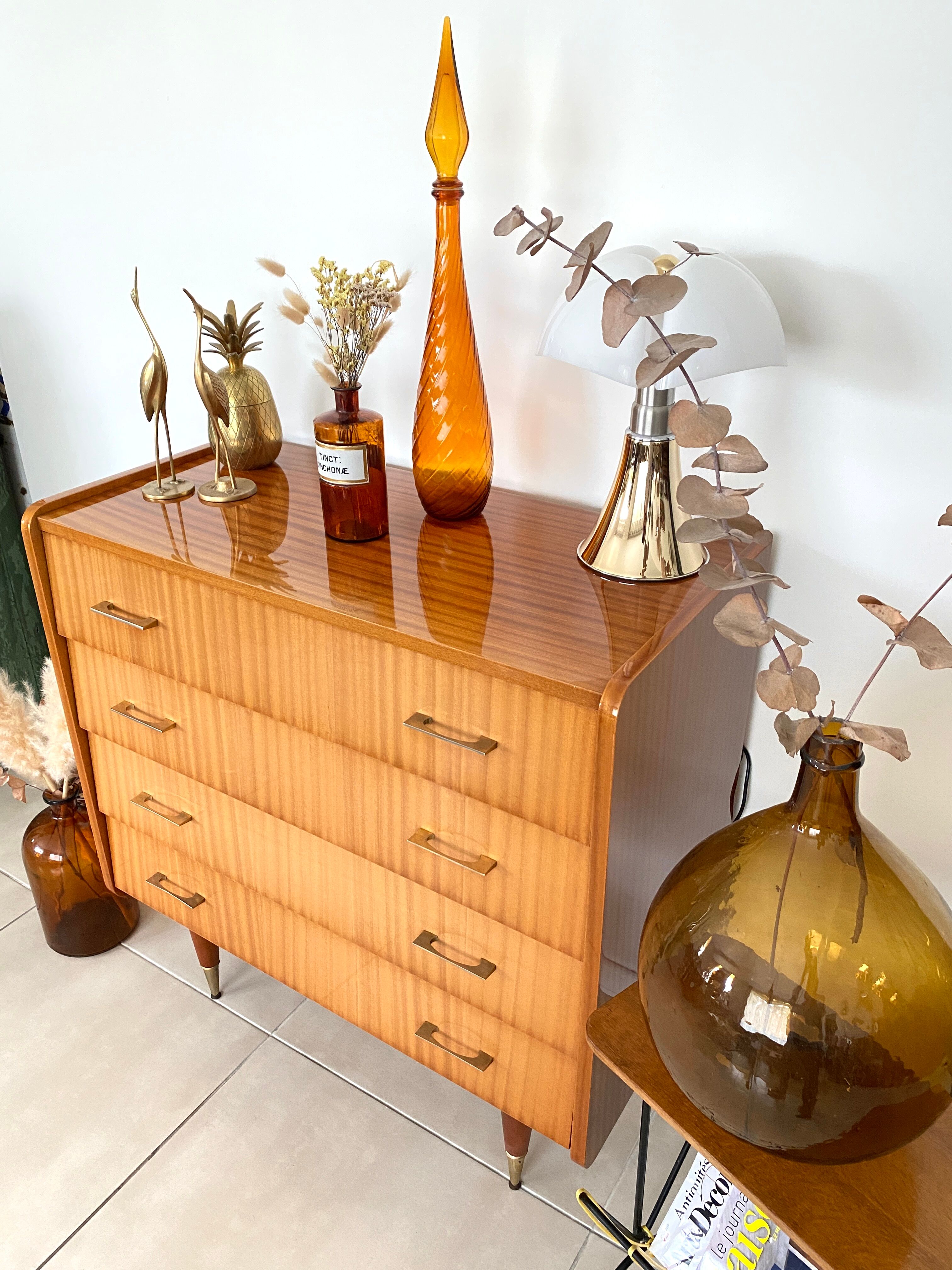 Vintage chest of drawers 4 drawers Capelle