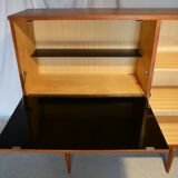 Scandinavian teak bar and dresser furniture