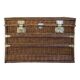 early 20th century wicker trunk