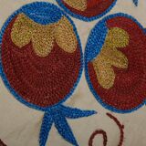 Hand knotted rug, vintage Turkish rug 54x187 cm