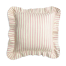 Blush candy stripe cushion cover