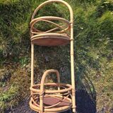 Rattan bottle holder or bottle basket