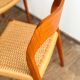 Set of 6 #71 teak chairs by Niels O. Møller, JL. Moller Mid Century