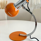 Targetti lamp vintage 1960s space age orange chrome
