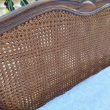 Lit with caned basket in Louis XV style.