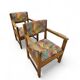 2 x Art Deco arm chairs / very good condition / 1930s