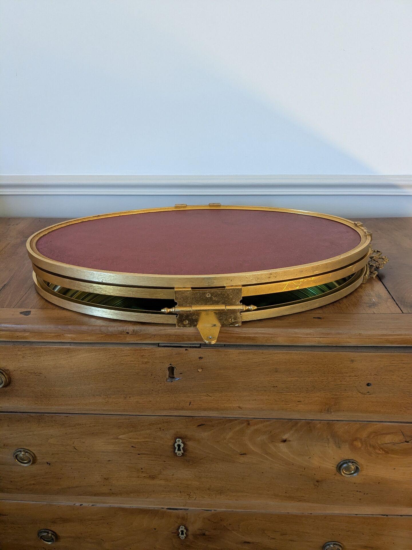 Louis XV style triptych mirror
