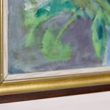 Original Swedish oil on panel from the mid-century "Whispers of Spring" Vintage