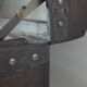 Wooden bulging treasure box
