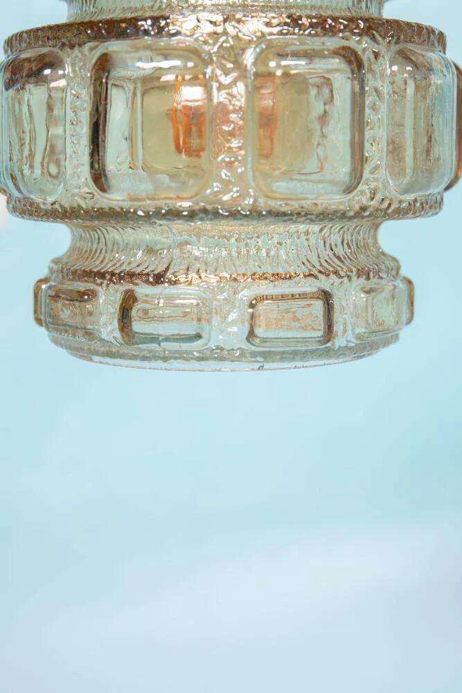 Vintage glass pendant from the 60s/70s, glass pendant from Sweden.