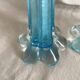 Pair of blown glass soliflore vases, 1960s