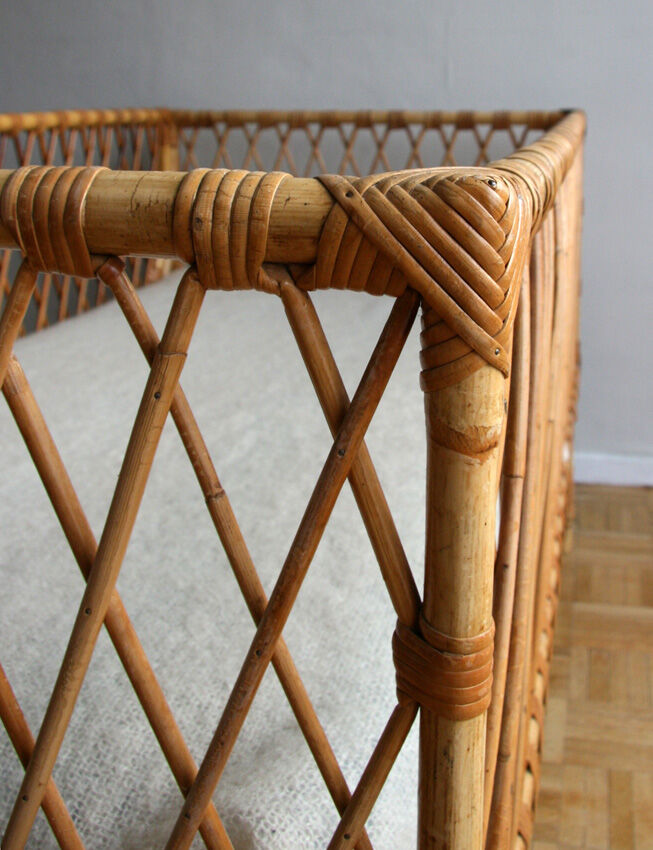 Crib rattan - 1960