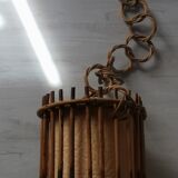 Vintage bamboo and rattan suspension