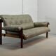 Jean Gillon Brazilian Jacarandá Wooden 3-Seat Sofa for Woodart, Brazil, 60s