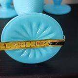 Turquoise Opaline Flutes