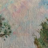 HST painting: "Landscape at the river" signed P. Foreet ec. from the 20th century