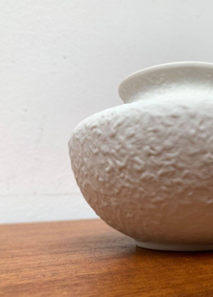 German ceramic vase mid-century style from Porzellanfabrik Metzler & Ortloff, 1960s