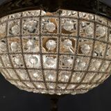 Crystal brass chandelier