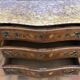 Curved Style Louis XV marquetry chest of drawers