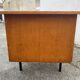 Bureau moderniste vintage en bois et métal