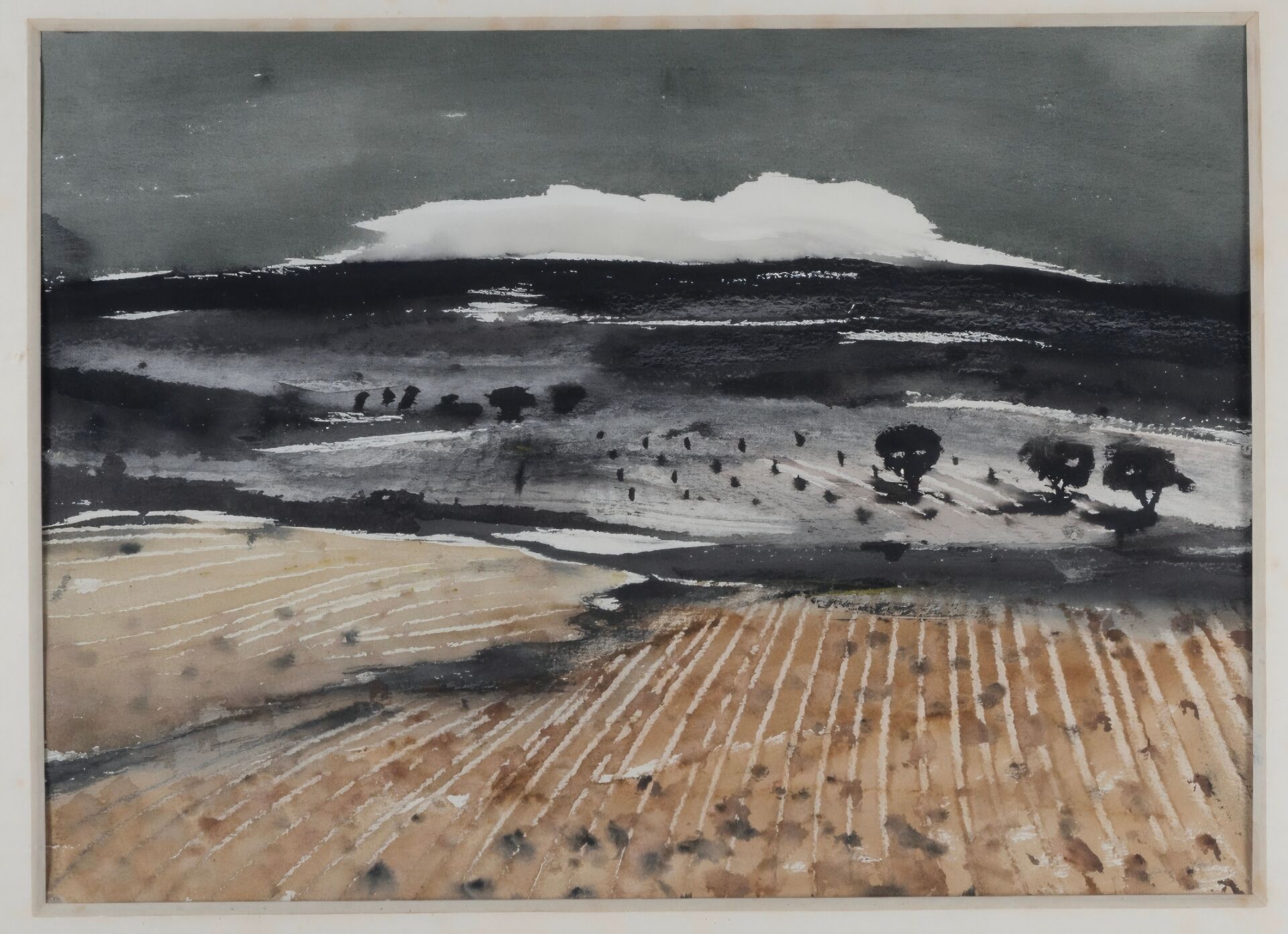 Original watercolour painting by José BEULAS (1921-2017) - Landscape