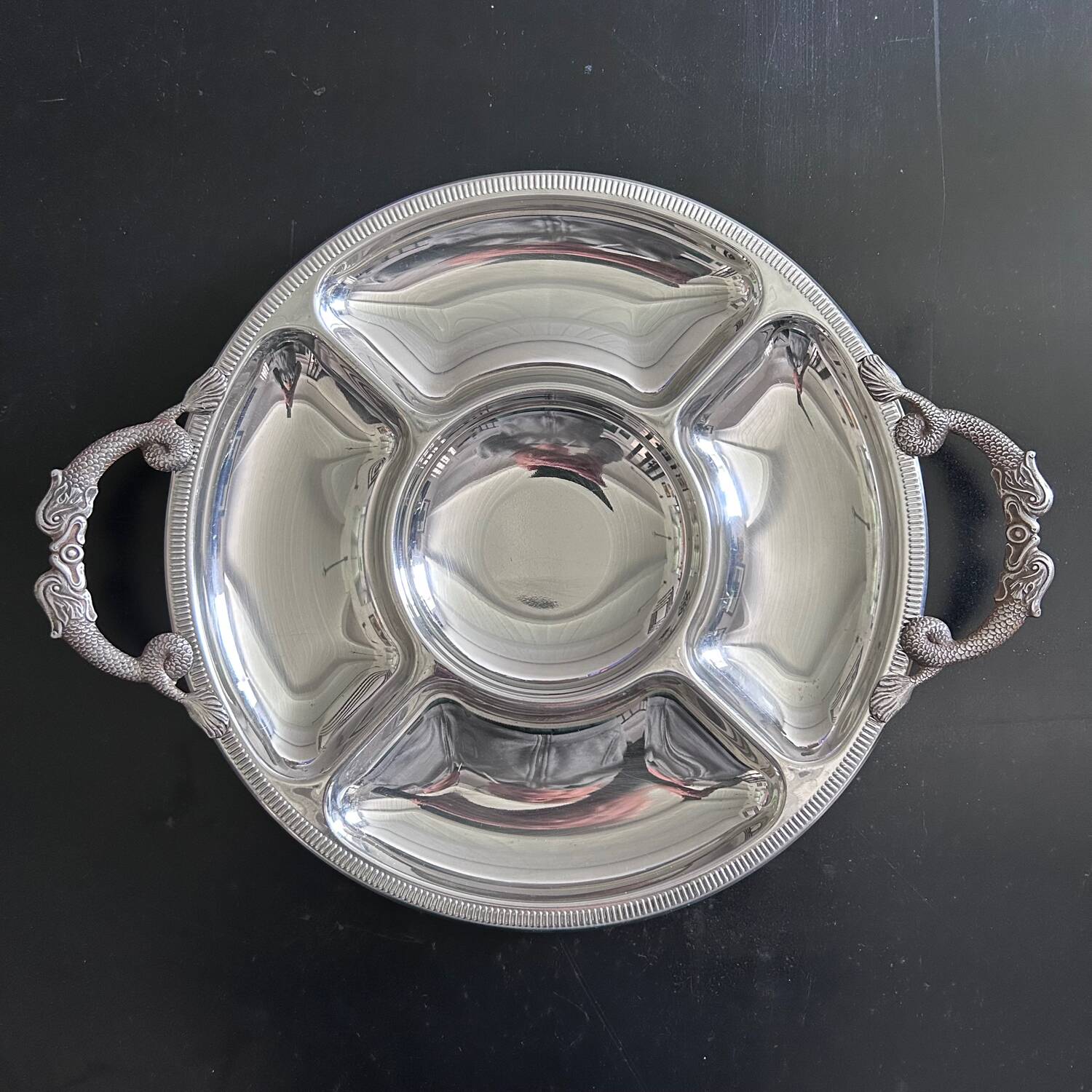 Stainless steel appetizer dish