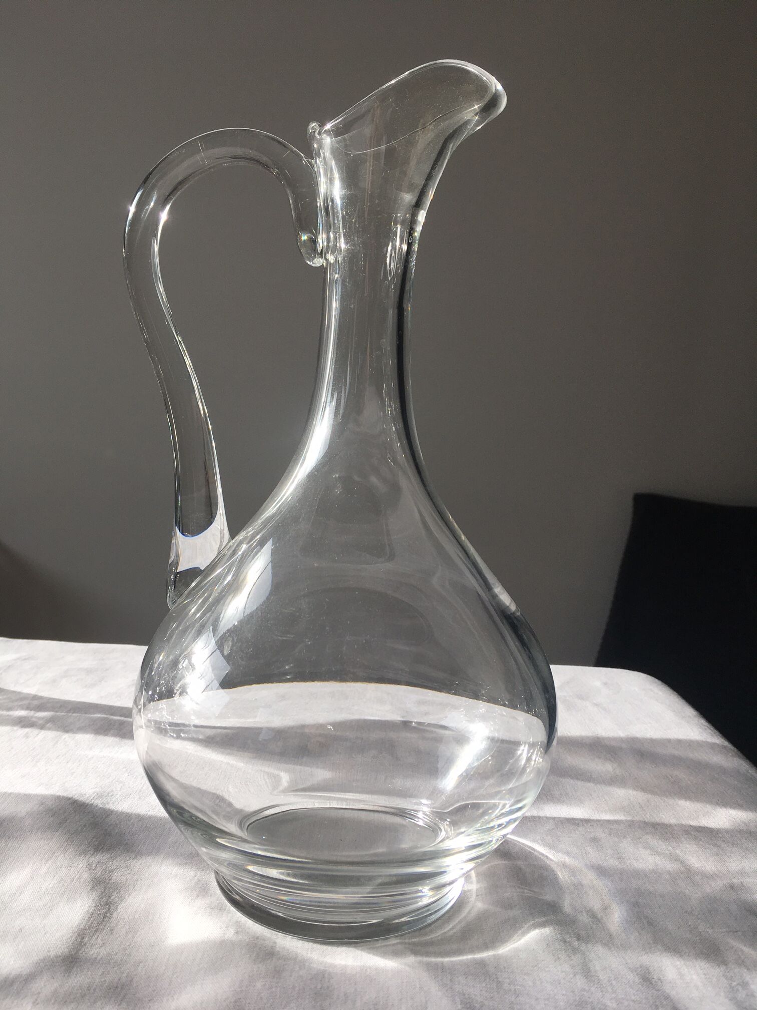 Baccarat crystal pitcher