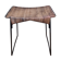 Raoul Guys stool for Airborne in wicker and lacquered steel 50s